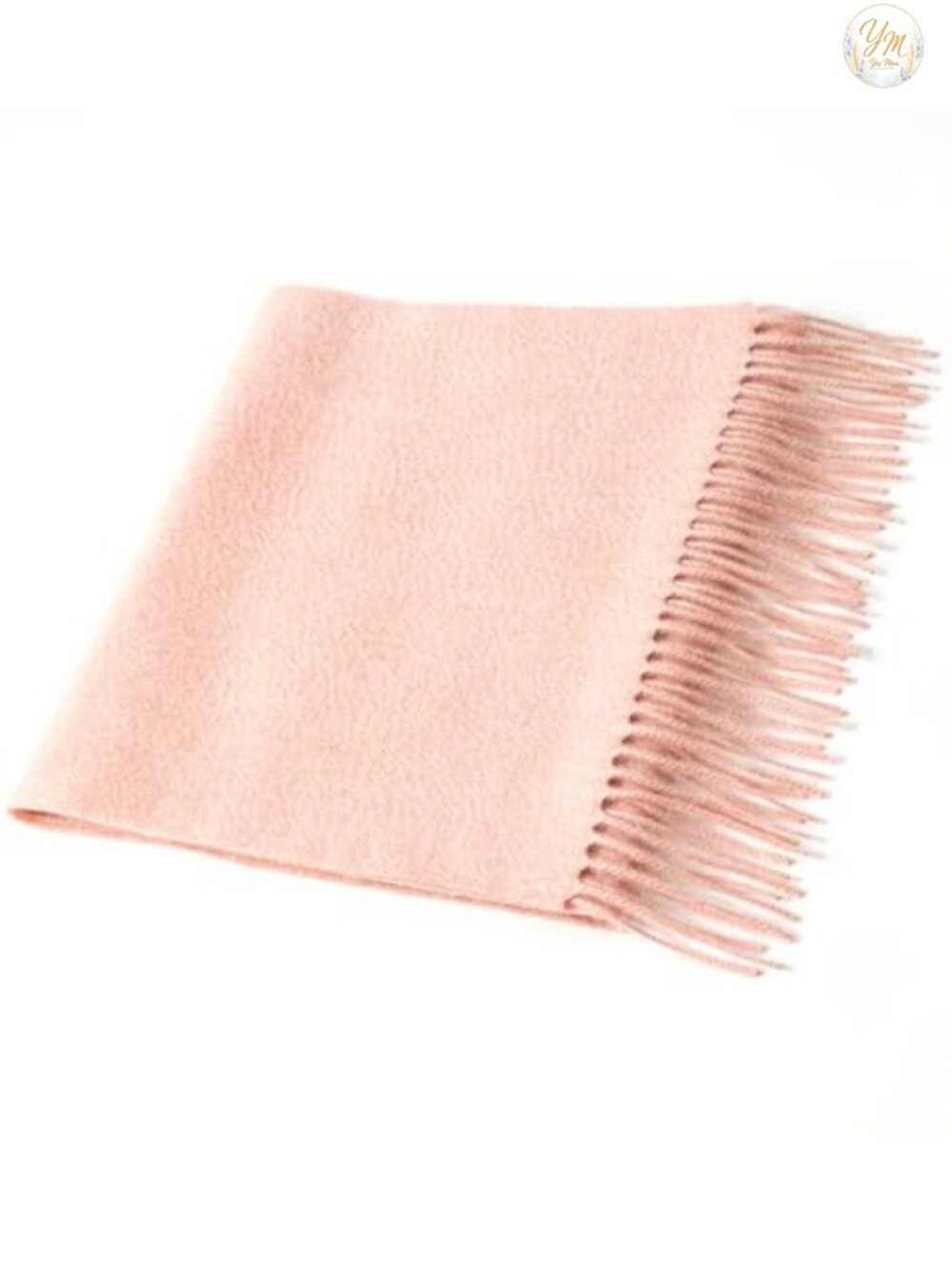 Pure Cashmere Scarf with Fringed Edges, Ultra Soft Shawl Wrap for Women and Men